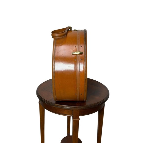 1950s Samsonite round suitcase hat box train case Style 4620 - Picture 2 of 16